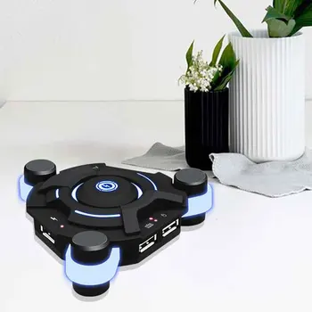 

Wireless Bluetooth Mobile Game Keyboard Mouse Converter Durable Home Accessories Plastic Portable Adapter Universal USB Charging