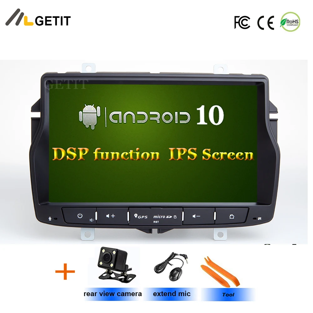 Автомагнитола 1din для Lada vesta мультимедийный проигрыватель на платформе Android 10 с