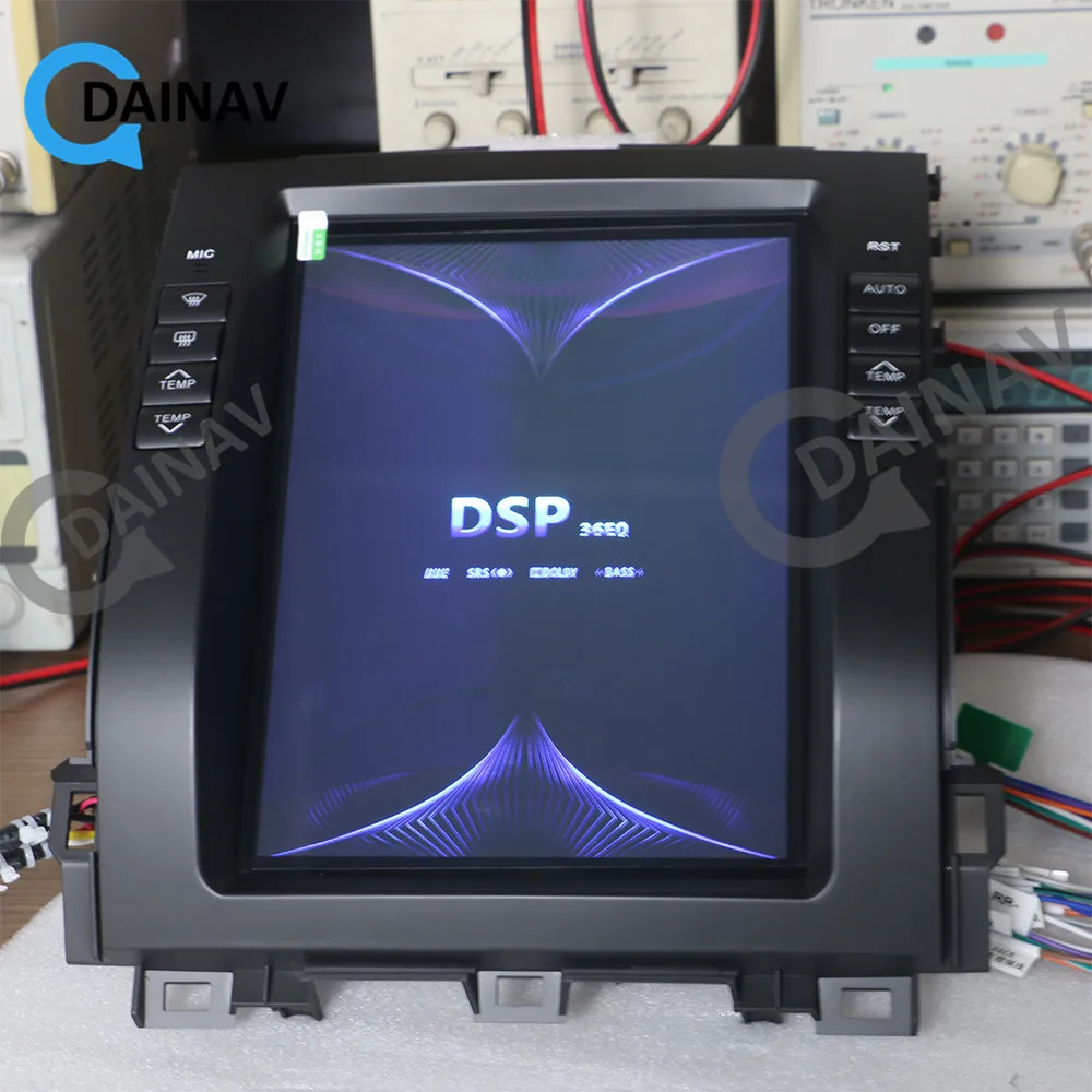Вертикальный экран Android 9 0 автомобильная фотомагнитола для Toyota Prado 2002 2009