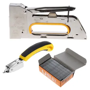 

Nail Staple Gun Set Door Type Nails with Staper Remover for Furniture Door