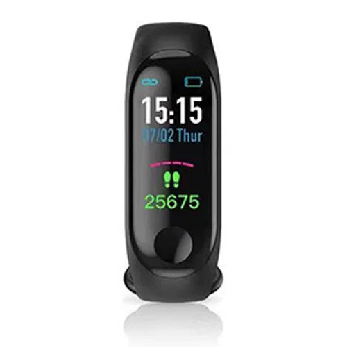 Новинка 2019kw10 женские Смарт-часы женские фитнес-браслет умные часы IP68 водонепроницаемый монитор сердечного ритма для Android IOS спортивный трекер - Цвет: Black M3