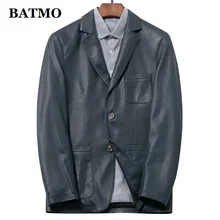 BATMO Новое поступление высокого качества натуральная кожа овчины мужские Куртки из натуральной кожи XA8020