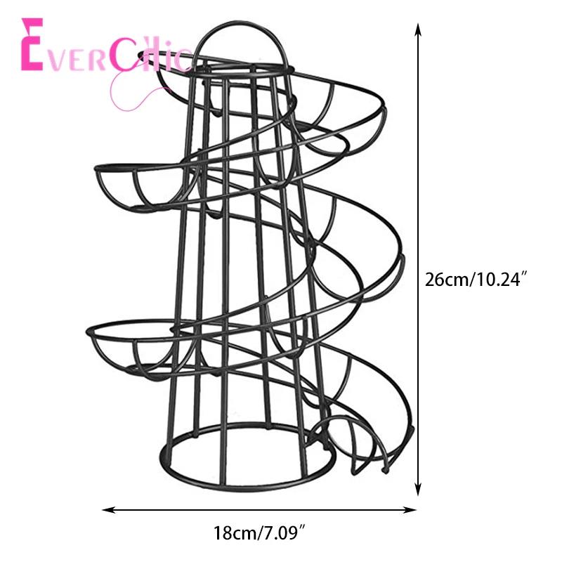 Кухонное творческое яйцо рамка спиральная корзина для яиц железное искусство практичная многофункциональная рамка для хранения включение