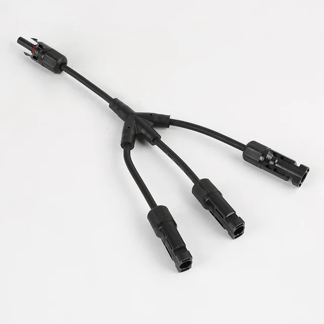 Connettore Fotovoltaico A Y - 3 Vie, IP67, Per Pannelli Solari, Maschio/Femmina