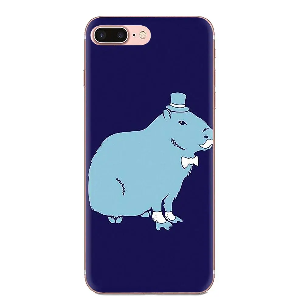 Мягкий силиконовый чехол для samsung Galaxy Note 5 8 9 S3 S4 S5 S6 S7 S8 S9 S10 5G mini Edge Plus Lite Capybara Animal
