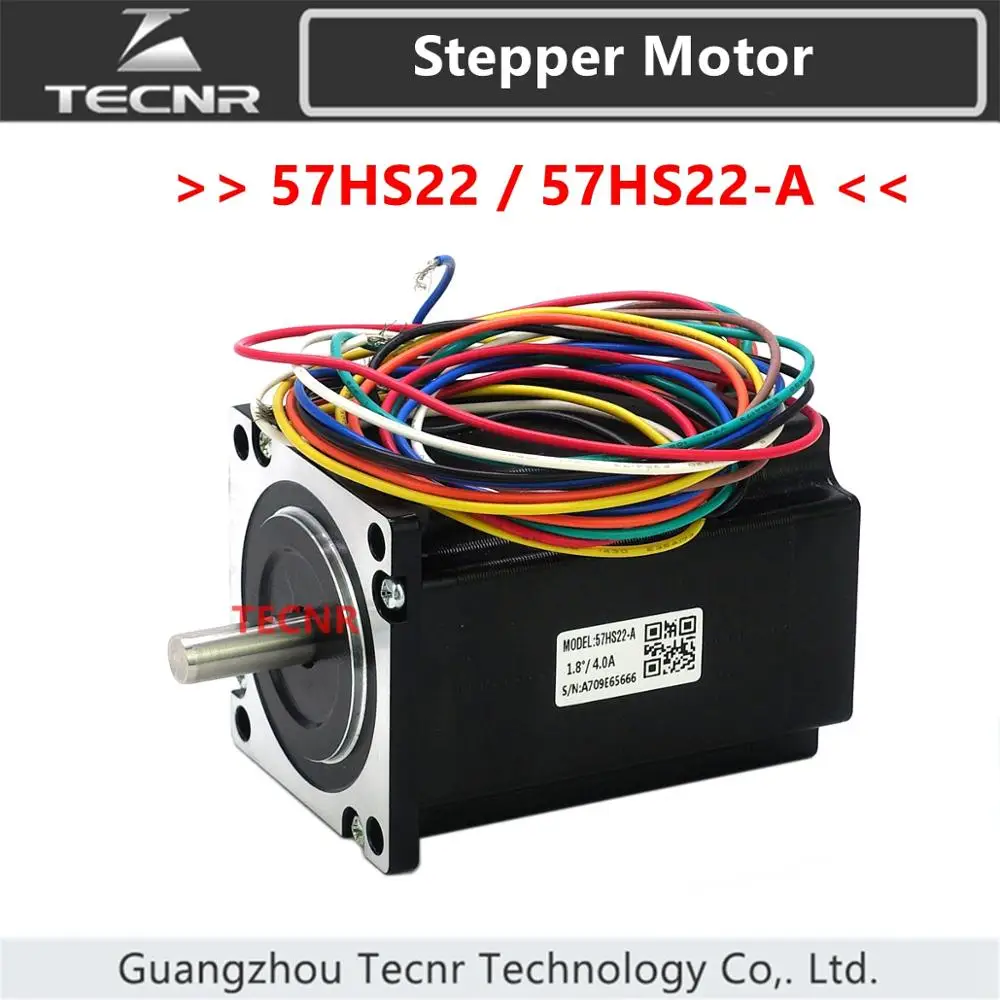 Двухфазный шаговый двигатель Leadshine 57HS22 A NEMA23 с крутящим моментом 2 нм длина 5 6 А вал