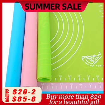 

Silicone Baking Mat Thickening Flour Rolling Scale Mat Kneading Dough Pad Baking Pastry Rolling Mat Bakeware Liners 40X30cm