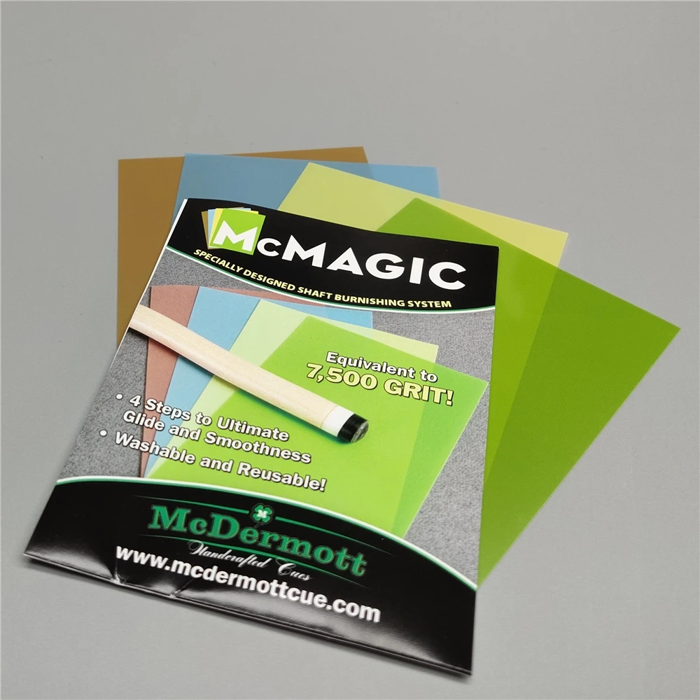 Cue Shaft Mcmagic Burnishing Papers Mcdermott Burnisher Pool Cue Maple