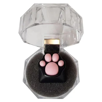 

Cat Claw ESC Keycap PBT + silicone Keycap for Mechanical Keyboard-Black&Pink