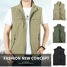 Модная мужская жилетка, куртка, топы, блузка, Новая повседневная однотонная верхняя быстросохнущая жилетка, куртка, топы, блузка, camiseta hombre# guahao