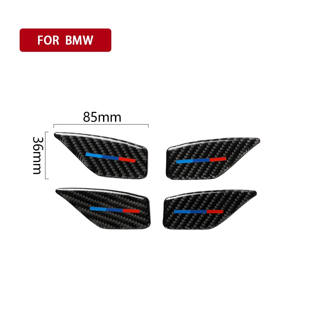 Для BMW 5 серии G30 G38 528i 530i наклейка из углеродного волокна для двери автомобиля внутри ручки Крышка для чаши наклейка для автомобиля Авто стиль интерьера