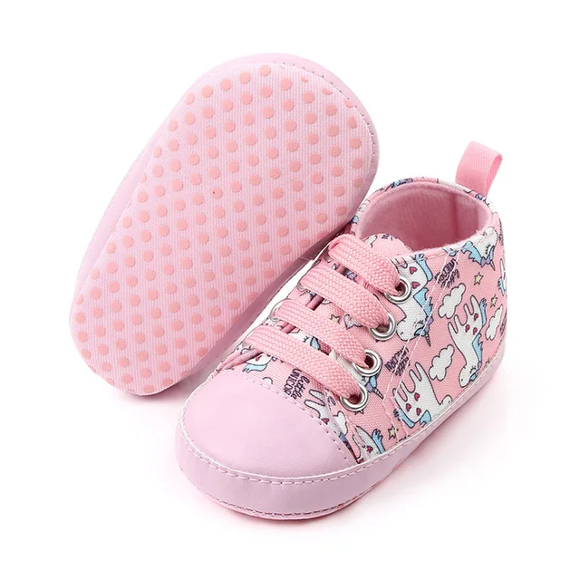 Spring Cute Unicorn Baby Shoes Boy Girl Sneakers Warm Soft Bottom Anti Slip Newborn Shoes Toddler Enfant First Walkers 2