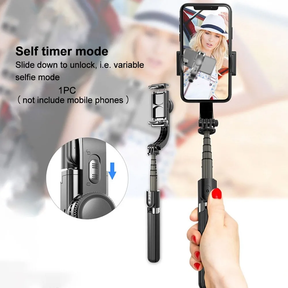 Handheld Grip Stabilizer Tripod 3 In 1 Bluetooth Selfie Stick Handle Remote Holder Selfie Stand for Iphone Android  Mini Tripods