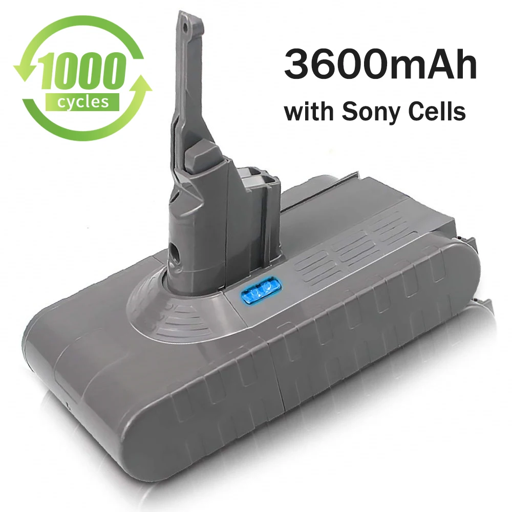 Skup Sparkole 21.6V 3600mAh akumulator litowo jonowy do dyson V8 absolutny, puszysty, zwierzęcy akumulator litowo jonowy