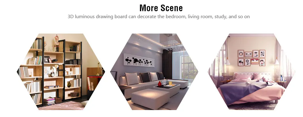 3D Children Educational Flaring Magic Drawing Board  