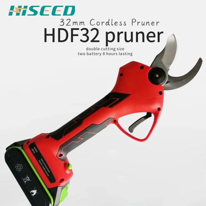 Hiseed Japan imported SK5, lithium battery electric pruning shears, cutting diameter 32MM, cordless carrying scissors photo