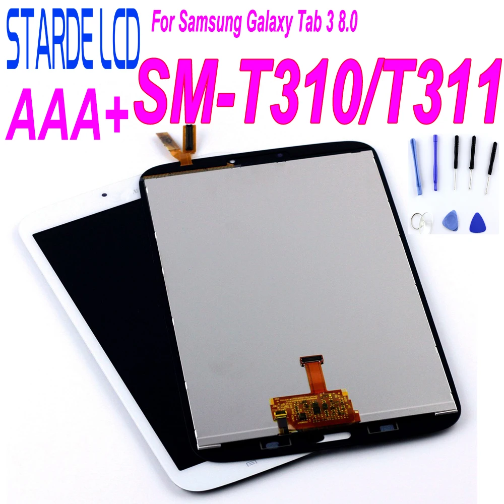 ЖК-экран для Samsung Galaxy Tab 3 8 0 T310 T311 SM-T310 дисплея SM ЖК-дисплей Матрица сенсорный экран