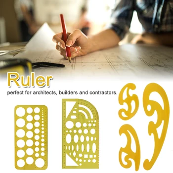 

Measuring Construction House Plan Accessories Symbol Stencil Furniture Templates Drafting Tools Drawing For Architecture Durable