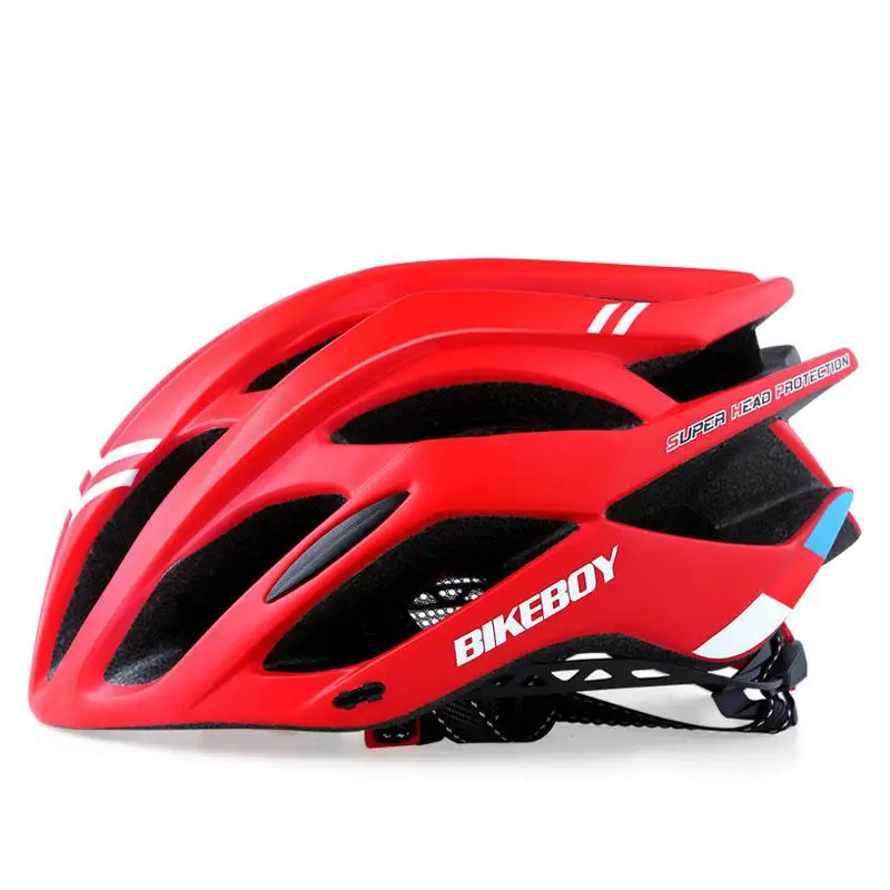 cheap Outdoor 2019 Men Women Piece Molding Cycling Helmet for Head Protection Bikes Equipment Cycling Helmet Cycling Safely Cap