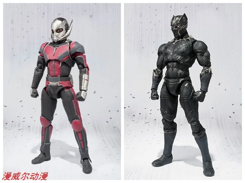 

Movable Joint Panther SHF Civil War Avengers 3 Ant-Man ANT-Man Garage Kit Decoration America Captain 3 Garage Kit Model