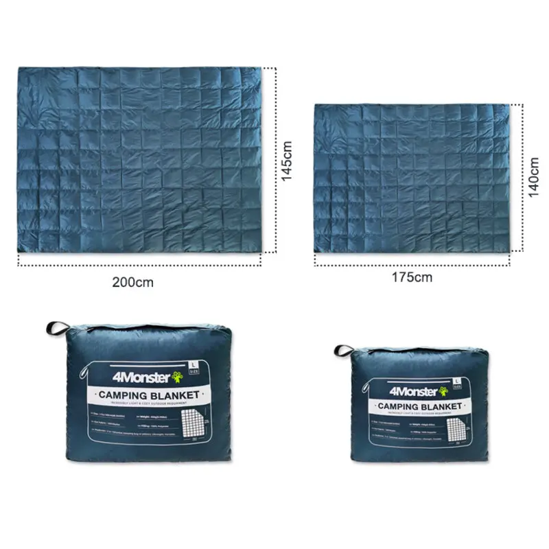 Camping Cotton Blanket Light Weight Portable Puffy Comfortable Hiking Matress for Adults Child Outdoor Picnic 3