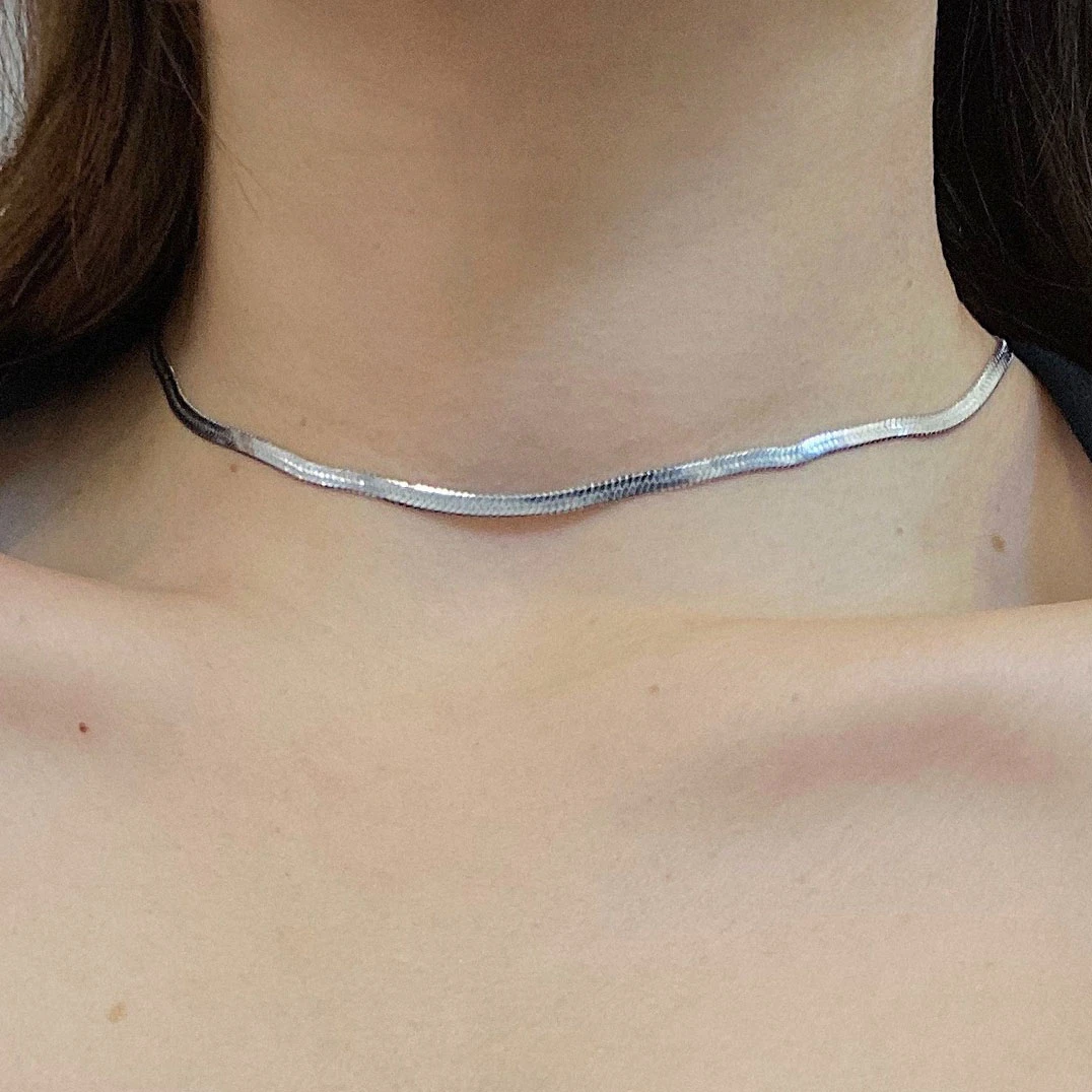 Simple metal necklace Clearance