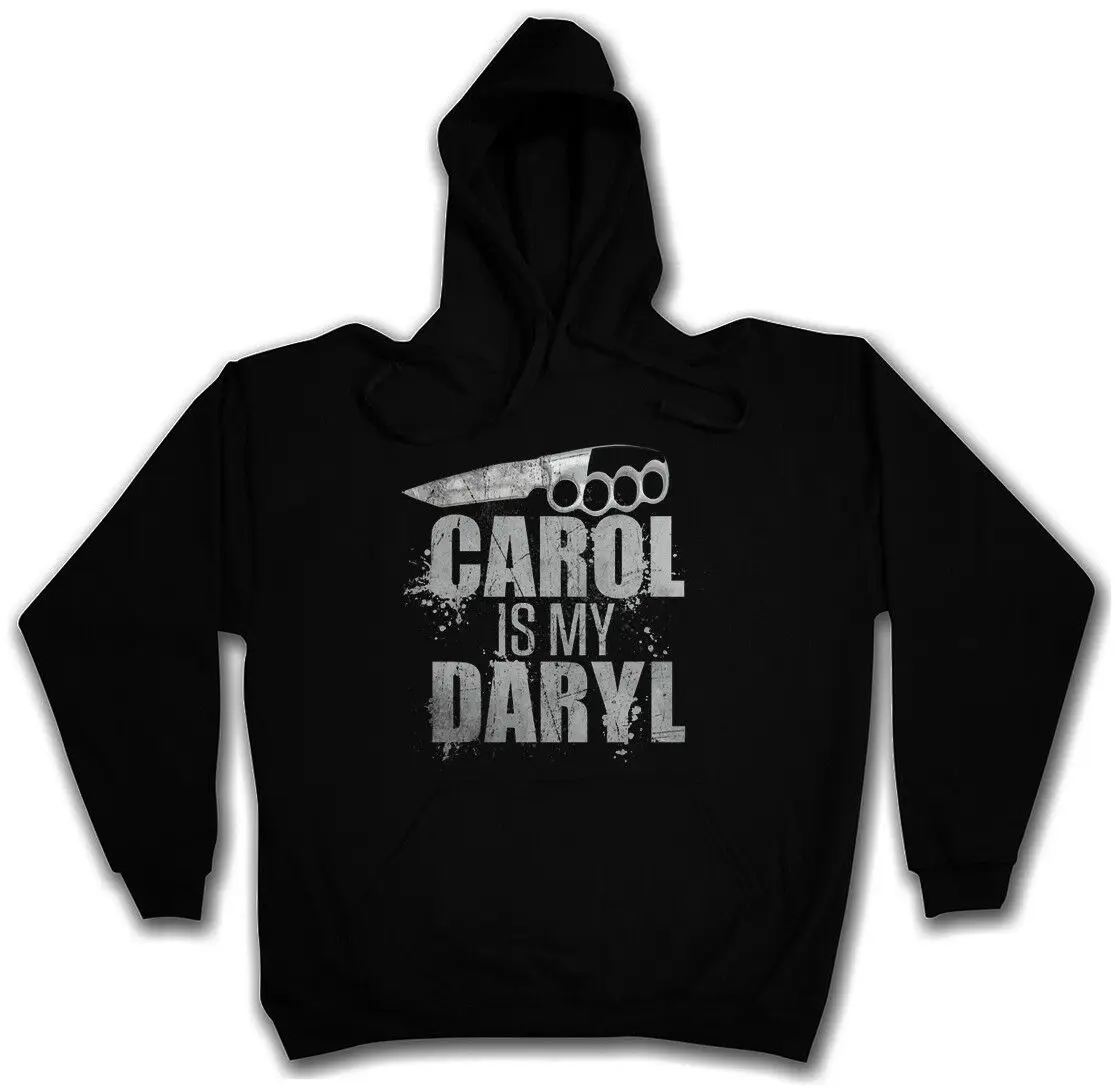 Мужская толстовка с длинным рукавом CAROL IS MY DARYL капюшоном Ходячие зомби мертвые