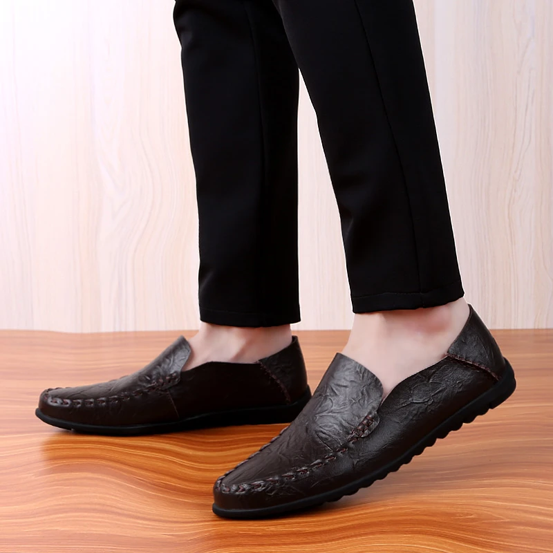 tamaño 37 47 nueva moda hombres mocasines hombres cuero zapatos de alta adultos mocasines, hombres, conducción Zapatos Hombre w5|Zapatos informales de hombre| - AliExpress