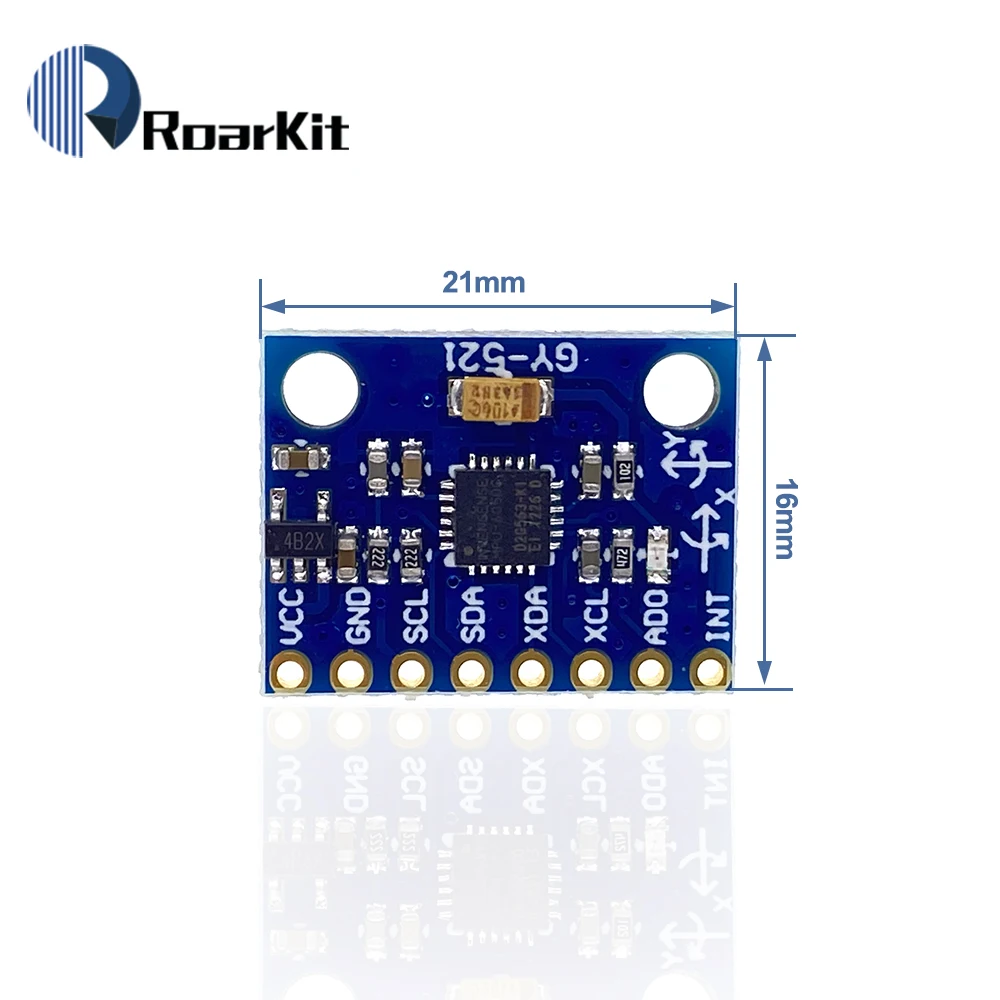 IIC I2C GY 521 MPU6050 модуль 3 осевые аналоговые гироскопические датчики акселерометр для