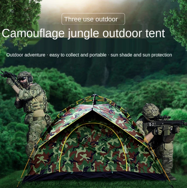Tente de Camping étanche à l'eau, Double automatique, ouverture rapide – Image 3