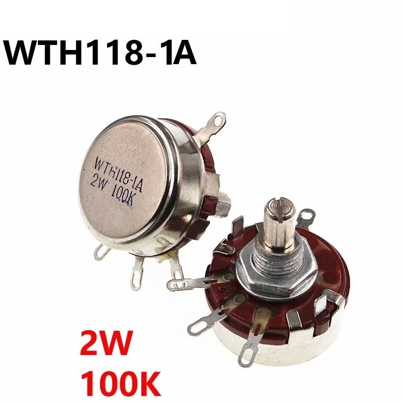 

WTH118 2W 100K Single Turn Carbon Film Potentiometer