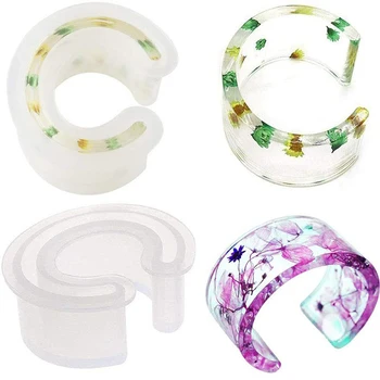 

Round Open Cuff Silicone Mold Casting Mould Resin Bracelet Bangle DIY Mold Open Design Bangle Mould Resin Molds