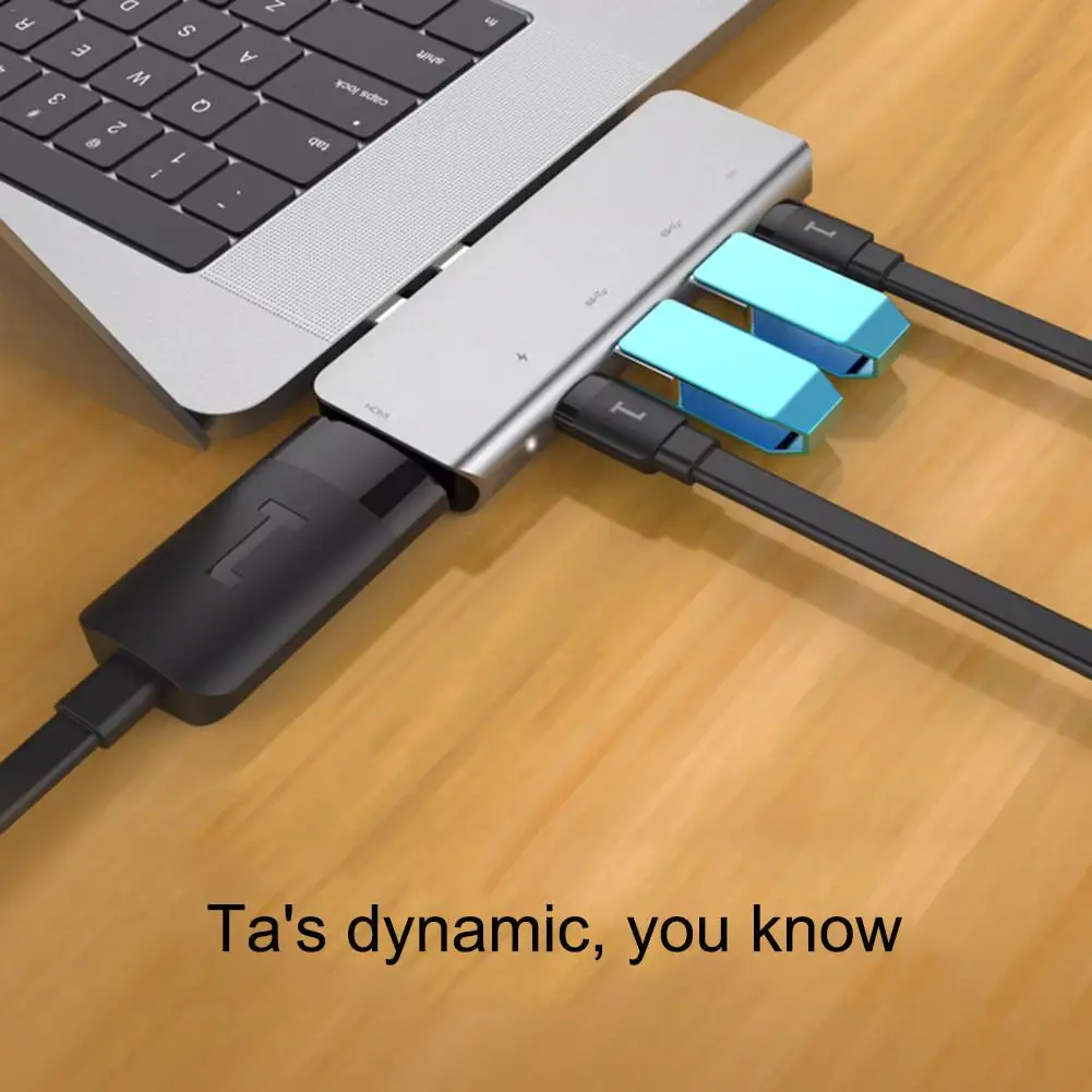 

High-speed Aluminum USB C Hub Adapter With USB-C PD Charging + 4K HDMI + USB 3.0 For Huawei Matebook X/X Pro