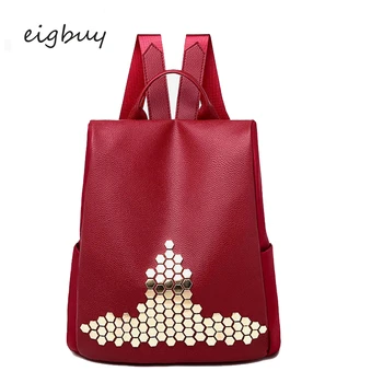 

Female Backpack Casual Korean Style Zipper Nylon Solid Black Casual Backpacks For Teenage Girls Mochila Notebook Bookbags