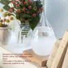 Mini Desktop Droplet Storm Glass Bottle Weather Forecast Predictor Monitor Barometer With Wooden Base For Home Decor ► Photo 2/6