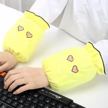 Кружева взрослых противообрастающие нарукавники Длинные Короткие мужские и женские офисные осенние и зимние рукава мультфильм дети нарукавники