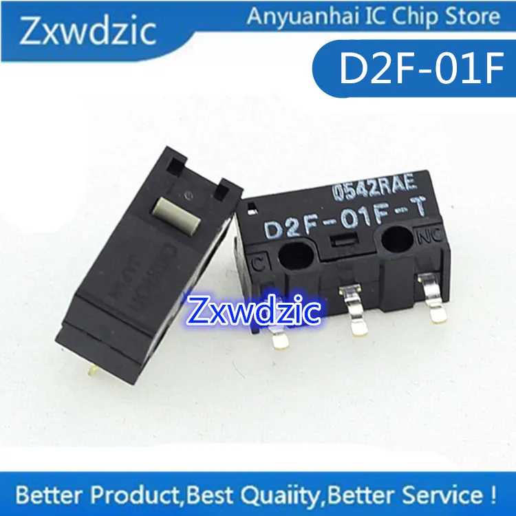 

(10PCS) Nissan Gray Dot D2F-01F Mouse Microswitch Gold Alloy Contact D2F-O1F