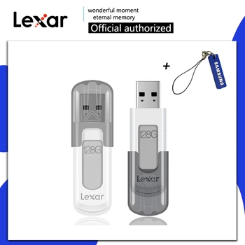 

100% Original Lexar JumpDrive V100 USB 3.0 Flash Drive 128 gb Pen Drive 128GB memoria cle usb Memory stick pendrive