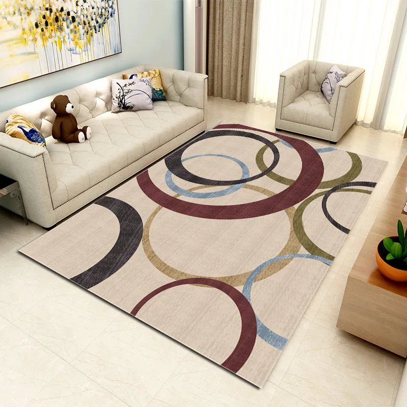Modern Geometric Carpets for Living Room Bedroom Area Rugs Fashion Large Size Carpet Kids Room Tapete Kitchen Antislip Floor Mat