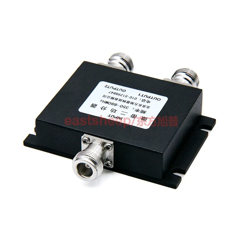 Eastsheep Microstrip 1 대 2 전력 분배기 350-880MHz N-K 무전기/중계기 실내 적용 프로젝트