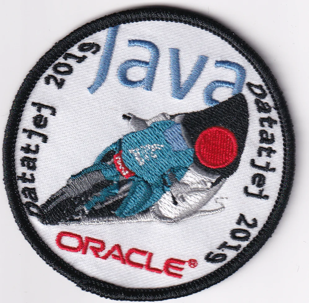 

Embroidery badge patch personalized customization display :java