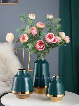 

Nordic Creativity Ceramics Vase Desktop Crafts Furnishings Flower Vase Flower Arrangement Hydroponics Home Decoration Wedding