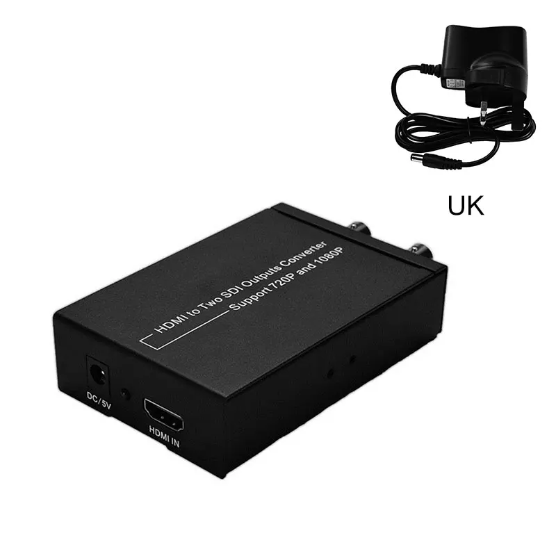 Горячая цифровой HDMI до 2 SDI выходов конвертер Поддержка 720P 1080P Конвертеры - Цвет: EU