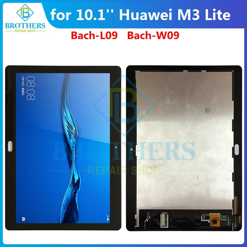 10.1'' Touch Screen For Huawei MediaPad M3 Lite 10 BAH-AL00 BAH-W09 BAH-L09 LCD Screen Display Touch Screen Assembly Replacement (1)