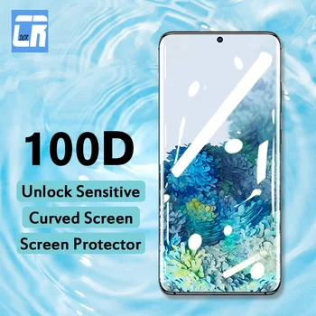 

100D Full Curved Tempered Glass for Samsung Galaxy S20 S10 S9 S8 Plus S20 Ultra Screen Protector for Samsung Note 8 9 10 Plus