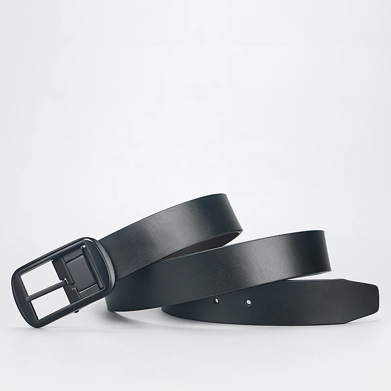 

Leather belt for men leather needle buckle belt for men cowhide Korean youth casual belt pure quality