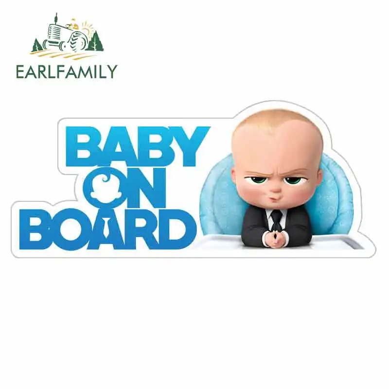 EARLFAMILY 13 см x 5 6 для ребенка на борту Мультяшные виниловые наклейки машину JDM бампер