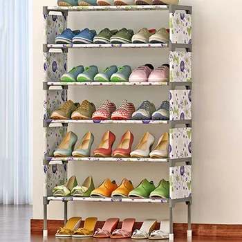 

Dustproof Multi-layers Shoes Storage Non-woven Cloth Shoe Rack Waterproof Creative Shoes Cabinet Rack DIY Shoes Organizer