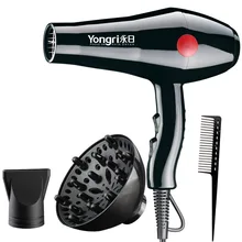 Постоянная YR-8820 Бытовая профессиональная высокомощная отрицательная ионная постоянное нагревание температуры и охлаждение воздуха Фен кудрявый Хай