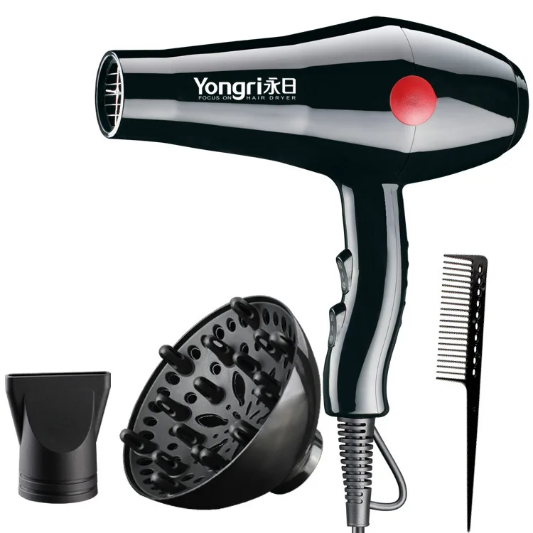 

Permanent YR-8820 Household Profession High-Power Negative Ion Constant Temperature Heating And Cooling Air Hair Dryer Curly Hai